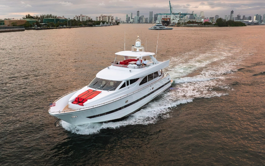 90 Foot Luxury Yacht (Jet Skis Optional) available for rental in Miami, FL