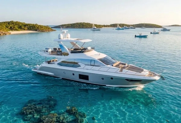 Luxury 70 Azimut Flybridge Charter ✨ available for rental in Miami, FL